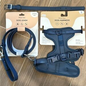 BRAND NEW WILD ONE COLLAR HARNESS LEASH SET